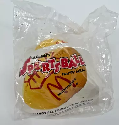 McDonald's Happy Meal Fast Food Toy 1990 Sportsball Soft Yellow Football • $9.99