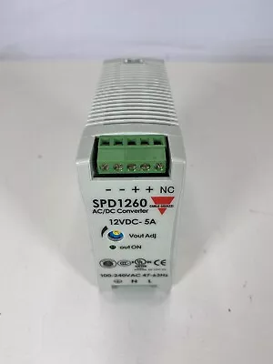 Carlo Gavazzi SPD12601 AC/DC Converter 12VDC-5A Power Supply NEW WITHOUT BOX • $12.51