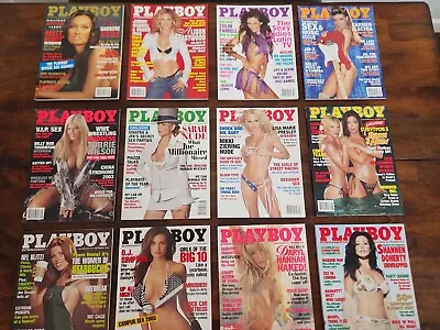 Full Year Lot - 2003 PB Vintage Adult Magazines - Complete Set W/ Centerfolds • $25.99