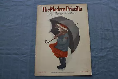 1910 August The Modern Priscilla Magazine-illustrations Stories & Ads- Sp 4782d • $45