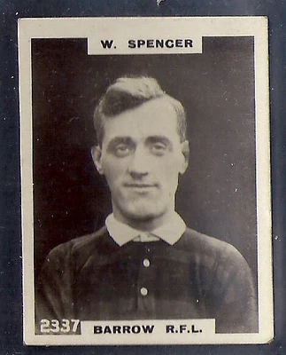£4.99 • Buy Pinnace Football-pinnace Back-#2337- Rugby - Barrow Rfl - W. Spencer