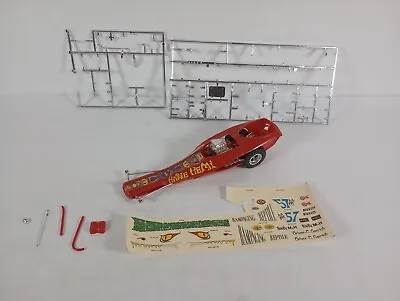 Vintage Hippie Hemi Dragster AMT 1:25 Model Kit 2168 Built Model For Parts • $18.99