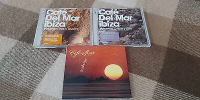 Cafe Del Mar Ibiza CD's Volume 3456 & Sunscapes (Downbeat/Chillout) • £12