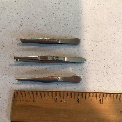 Vintage La Cross Tweezers-Set Of 3 • $7.99