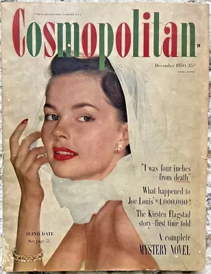 Dec 1950 COSMOPOLITAN Magazine Vintage Ads Joe Louis Fortune Dating Fashion 8E • $18.95