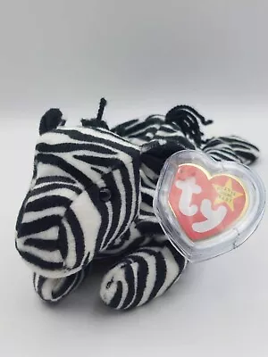 Ty Beanie Babies Ziggy The Zebra New With Tags And Plastic Protector • £4.99