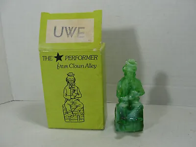 Vintage Mosser  1982 Glass Clown Alley The Performer Figurine  Uwe  • $10