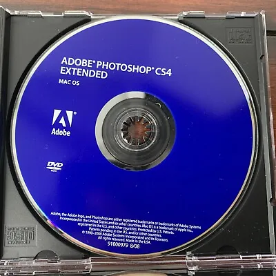 $123.49 • Buy Adobe Photoshop CS4 MAC Creative Suite 4 W/ Serial Number