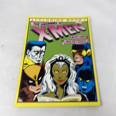 THE UNCANNY X-MEN Activity Coloring Book Marvel Books 1986 Wolverine Vintage • $11.05