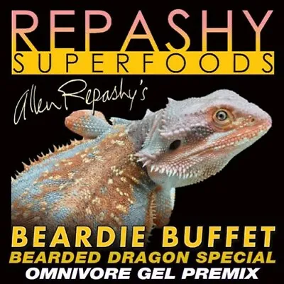 $16 • Buy Repashy Beardie Buffet Bearded Dragon Iguana Blue Skink Lizard Reptile Food