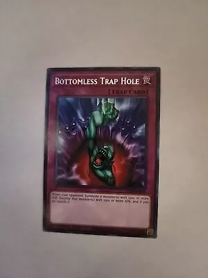 Yugioh! Bottomless Trap Hole - GEIM-EN045 - Rare - 1st Edition Near Mint Englis • $1.99