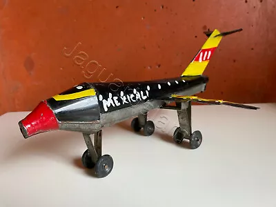 Mexican Artisan Toymakers Handmade Tin Toy Airplane Scale Model Mexicali 1960s • $70