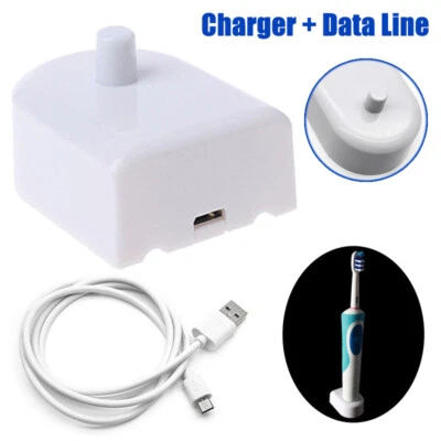 $8.21 • Buy Portable USB Electric Toothbrush Charger Replacment For Braun Oral B D10 D20 AU