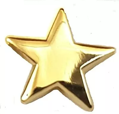 Gold Star Metal Enamel Pin Badge School Reward Award • £2.75