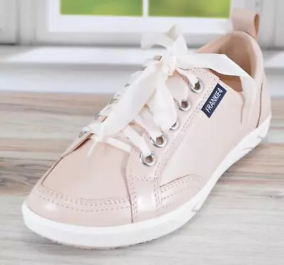 New FRANKIE4 Women's ELLIE IV Leather Casual Sneakers Shoes PINK Size 6 • $42