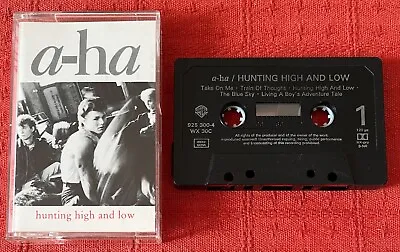 A-ha - Uk Cassette Tape - Hunting High And Low • £8.99