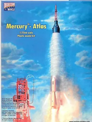 Horizon Models Mercury -  Atlas Rocket & Capsule  In 1/72 2002 ST • $55.19