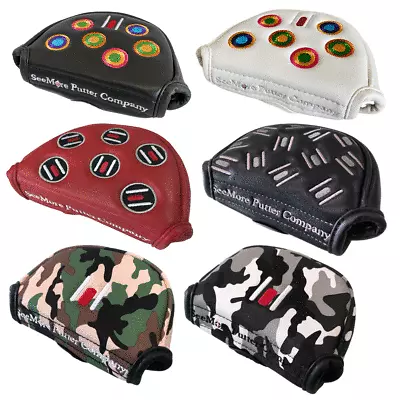 £24.95 • Buy Seemore Ltd Edition Mallet Golf Putter Covers / Premium Pu +magnetic Closure