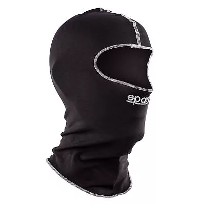 Sparco Softknit Go Kart/Karting/Racing/Motorsport Open Face Balaclava - Black • £15.76