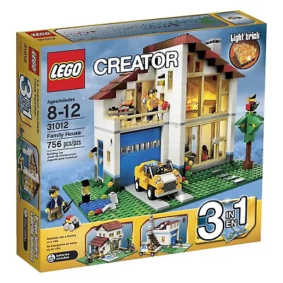 LEGO Creator 3 In 1 31012 Family House Set 2013 • $129