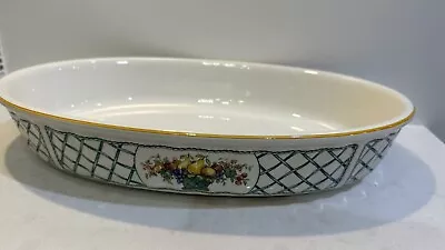 Vintage Villeroy & Boch Basket 15” Or 38cm Oval Baker • £78.55