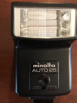  Minolta Auto 25 Shoe Mount Flash For  Minolta • $19