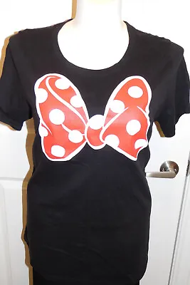 2 2X Torrid Disney Women Plus Size Black Red White Minnie Mouse Bow Top EUC • $8.09