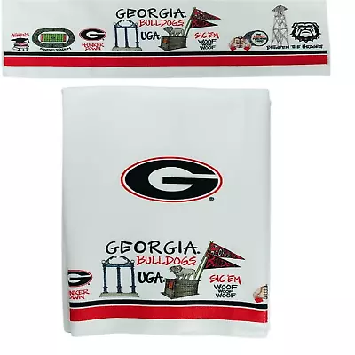 Magnolia Lane University Of Georgia SEC Kitchen Hand Towel 1 Multicolor • $27.25