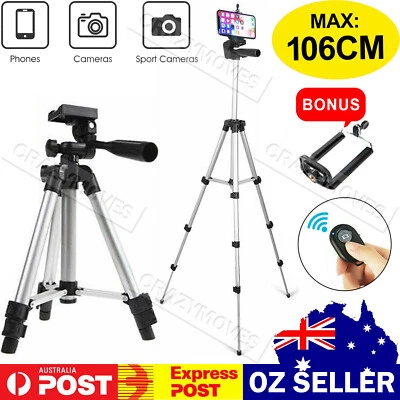 $14.97 • Buy Universal Adjustable Camera Tripod Mount Holder For IPhone Samsung Huawei VIC