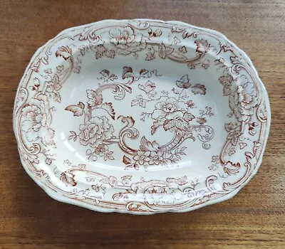 Vintage MASON'S Ironstone Mandalay Oval Veg Dish Dinner Party Tableware Misprint • £4