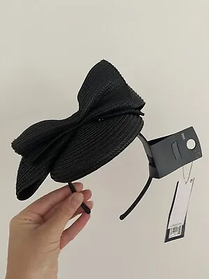 Black Fascinator With Hair Band Marks And Spencer’s Brand New • £15