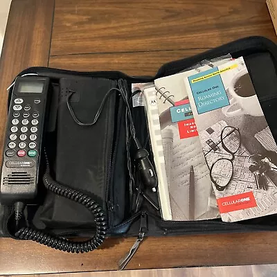 $24.99 • Buy 90s Motorola Cellular One Cell Mobile Car Phone Bag Case Vintage