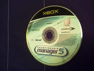 Championship Manager 5 (Microsoft Xbox 2005) - European Version • £0.99