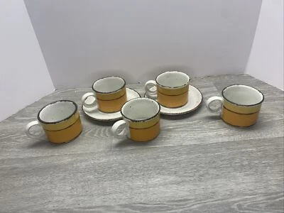 £33.06 • Buy 5 Midwinter Stonehenge Sun Cups And 2 Saucers England