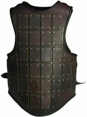 Brown Heavy Leather Mercenarie  Viking SCA Renaissance Larp • £139.17