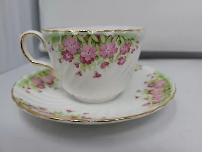 $35 • Buy Vtg Aynsley England Fine Bone China Tea Cup & Saucer Pink Flowers Pattern 1385