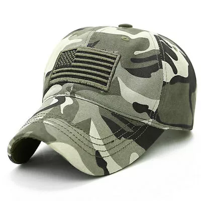 Men's Women Tactical Baseball Skip Cap Camouflage Military Army Sun Visor Hat UK • £11.29