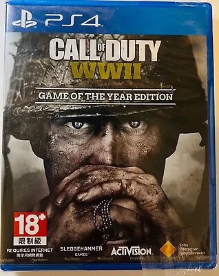 Call Of Duty WW II. Game Of The Year Edition. PS4 Game. Brand New And Sealed. • $70