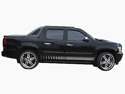 $60 • Buy Side Stripes Decal Sticker Kit For Chevrolet Avalanche Bed Floor Mat Hard Cover