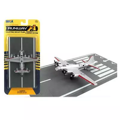 Daron Runway24 Diecast Metal Toy With Runway Section - B-17 Flying Fortress • $11.95