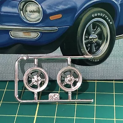 FOB 2) Med Chrome 5 Spoke American? Wheels NO Backs 1:25 Search LBR Model Parts • $3.90