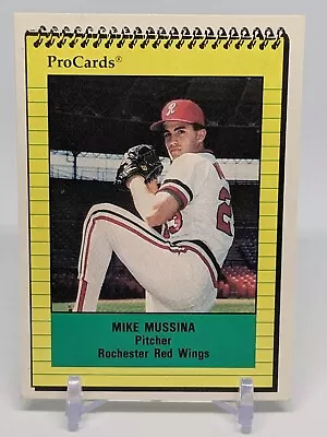 1991 ProCards Inc Mike Mussina Minors Rochester Red Wings Card #1899 EX+ Sc • $2.96