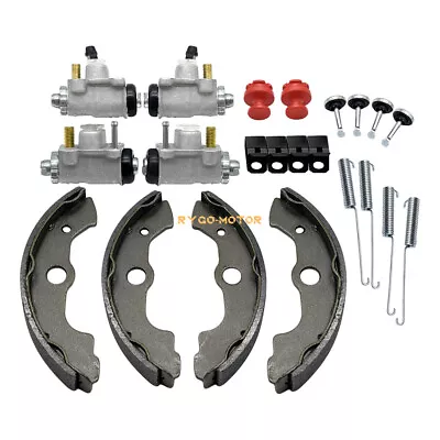 $81.89 • Buy Front Brake Wheel Cylinders W/Shoes Hole Plug Kit For Honda TRX300FW FourTrax300