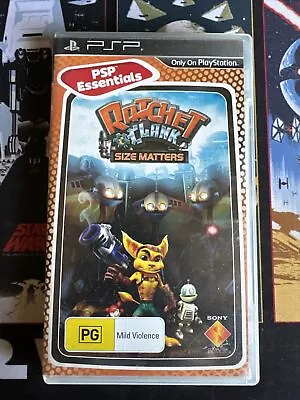 Ratchet And Clank Size Matters Sony Portable PSP Complete VGC PAL Free Postage • $16.50