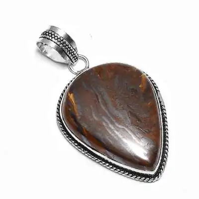 Iran Tiger Eye Ethnic Handmade Women's Pendant Jewelry 2.08  IP-2982 • $5.69