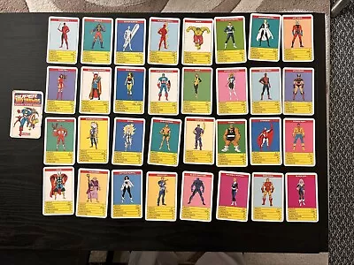 Vintage Super Top Trumps Marvel Super Heroes Full Set • £32.50