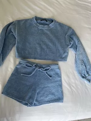 Zaful Terry Set Sky Blue • $25