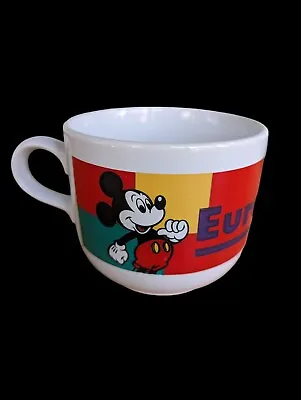 Vintage Retired 1990s Euro Disney Cappuccino Mug Kilncraft England • $15.99