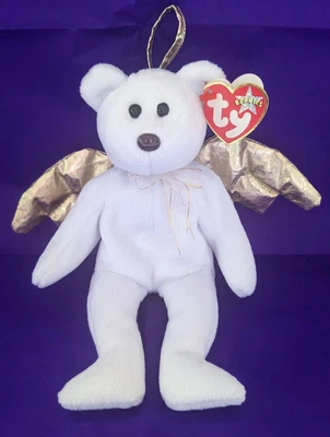 £0.99 • Buy TY BEANIE BABIES RETIRED 2000  HALO 11   TEDDY WITH TAGS Excellent Condition 