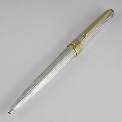 Montblanc Meisterstuck Solitaire Sterling Silver 925 Pinstripe Ballpoint Pen • $999
